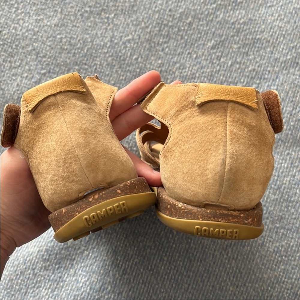 Camper Tan Leather Gladiator Sandals - Picture 6 of 7